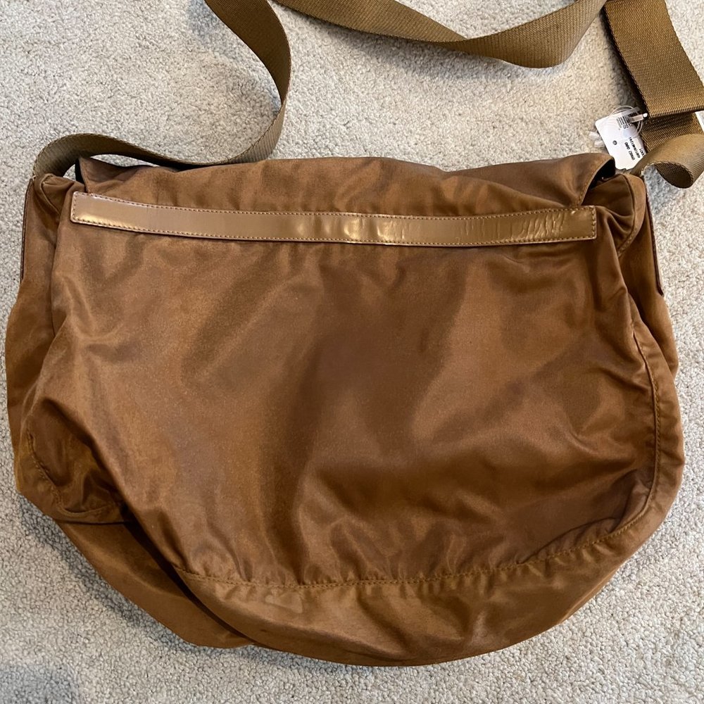 Prada Brown Nylon Vela Sport Messenger Bag - Picture 3 of 16